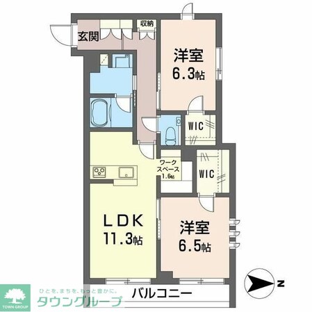 ロングウッドテラスの物件間取画像